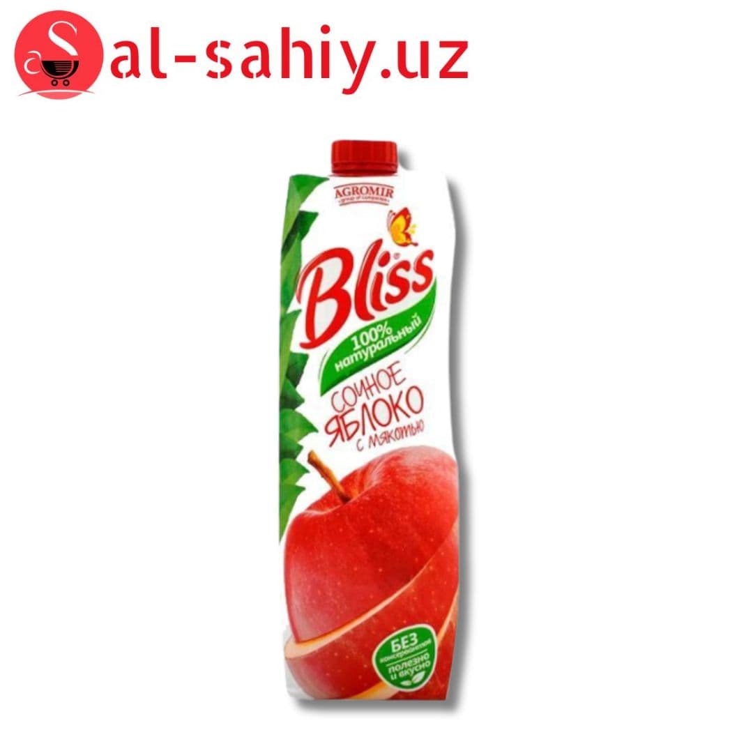 Сок Bliss Сочное яблоко с мякотью 1л