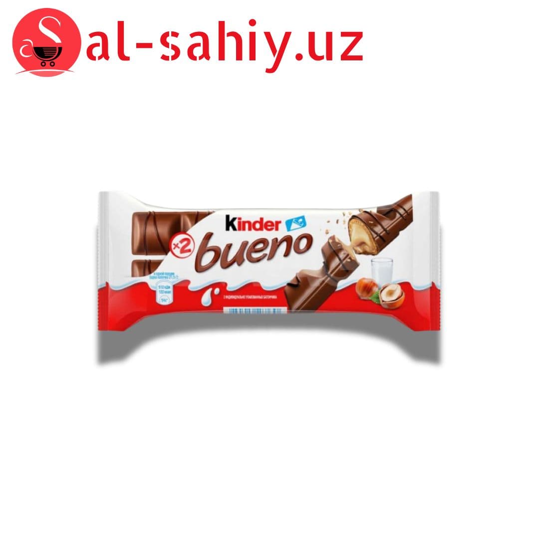 Вафли "KINDER BUENO" в молочнном шоколаде 43gr