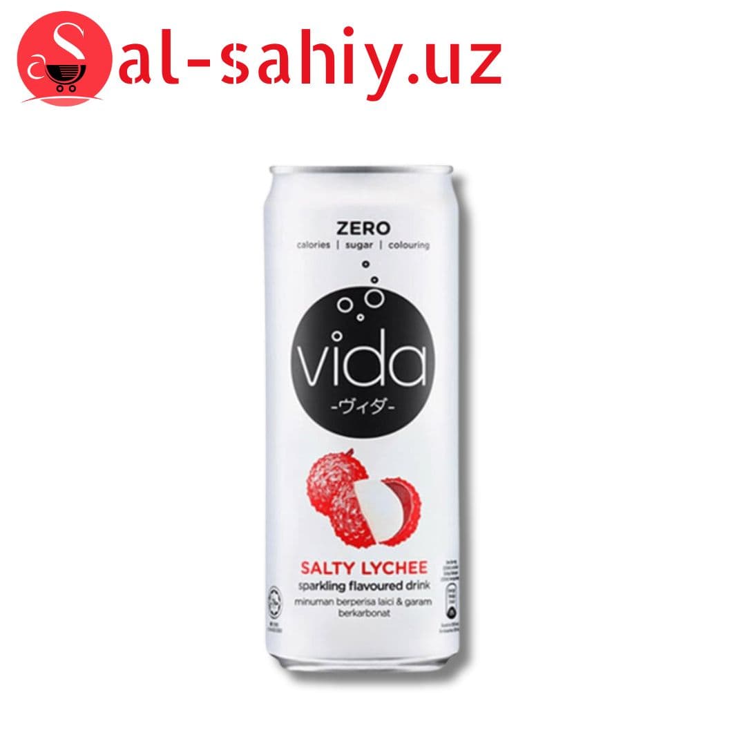 VIDA Zero SALTY LYCHEE  газированный напиток 325мл