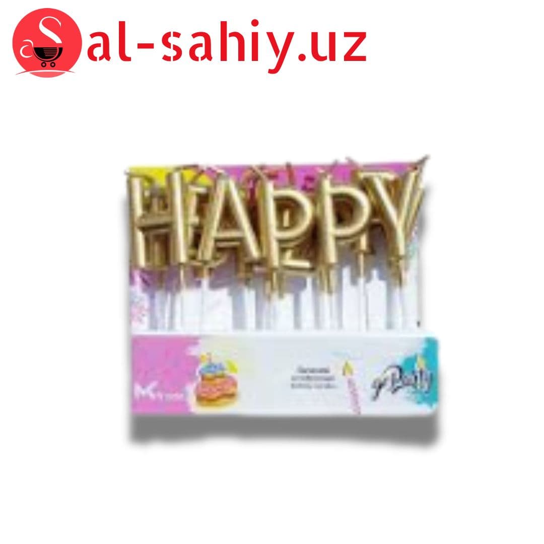 Праздничные свечи Happy  Brithday Candle(шам )