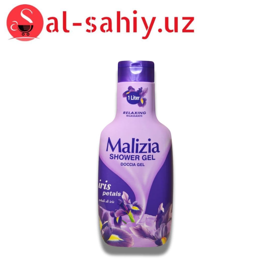 Гель-піна для душу та ванни Malizia Bath Foam Iris Petals Пелюстки ірису 1 л