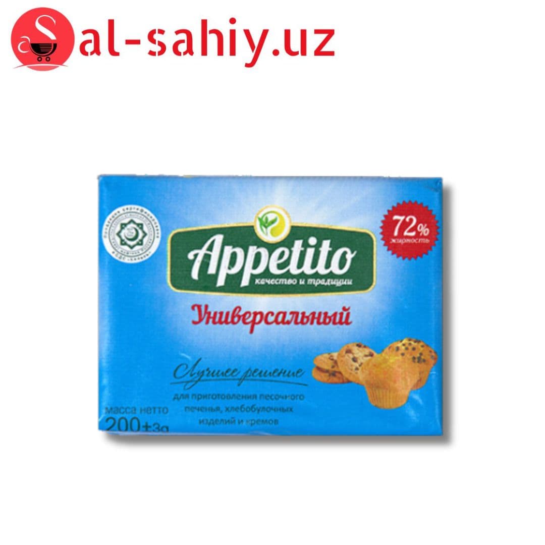 Маргарин Appetito 60% 200г