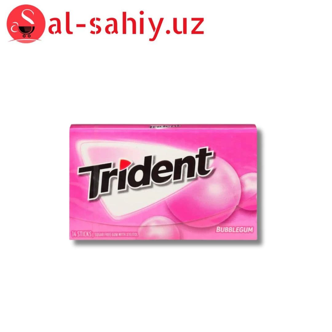 Жевательная резинка Trident Gum Bubble Gum 14 Sticks