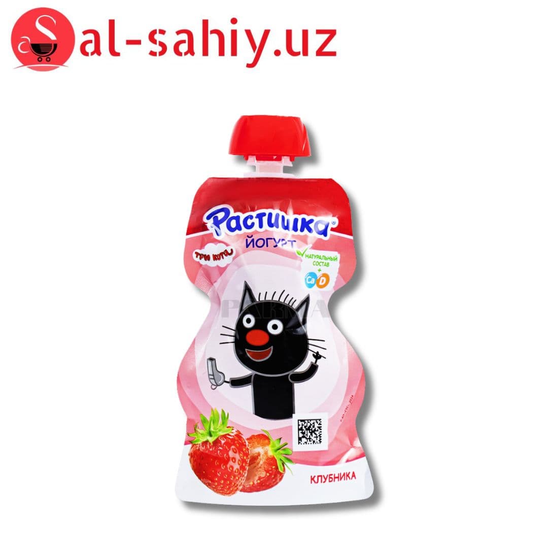 Йогурт РАСТИШКА DANONE Клубника 70г