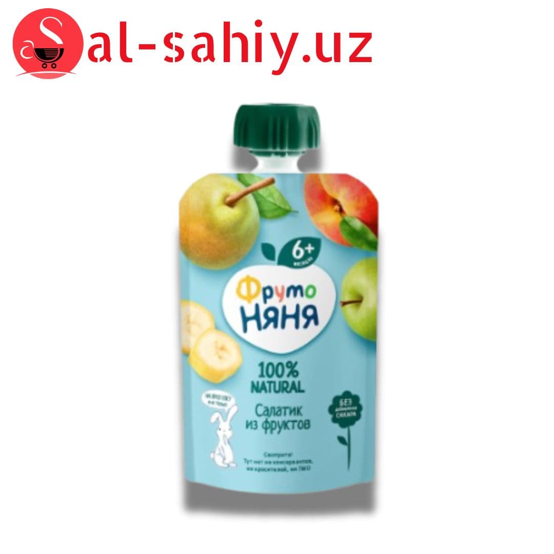 Фруто Няня 90 г Пюре фруктовое"салатик из фруктов" п\п