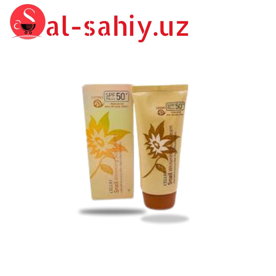 Солнцезащитный крем Cellio Snail Wheitening Sun Cream SPF50 SPF 50 PA 70мл