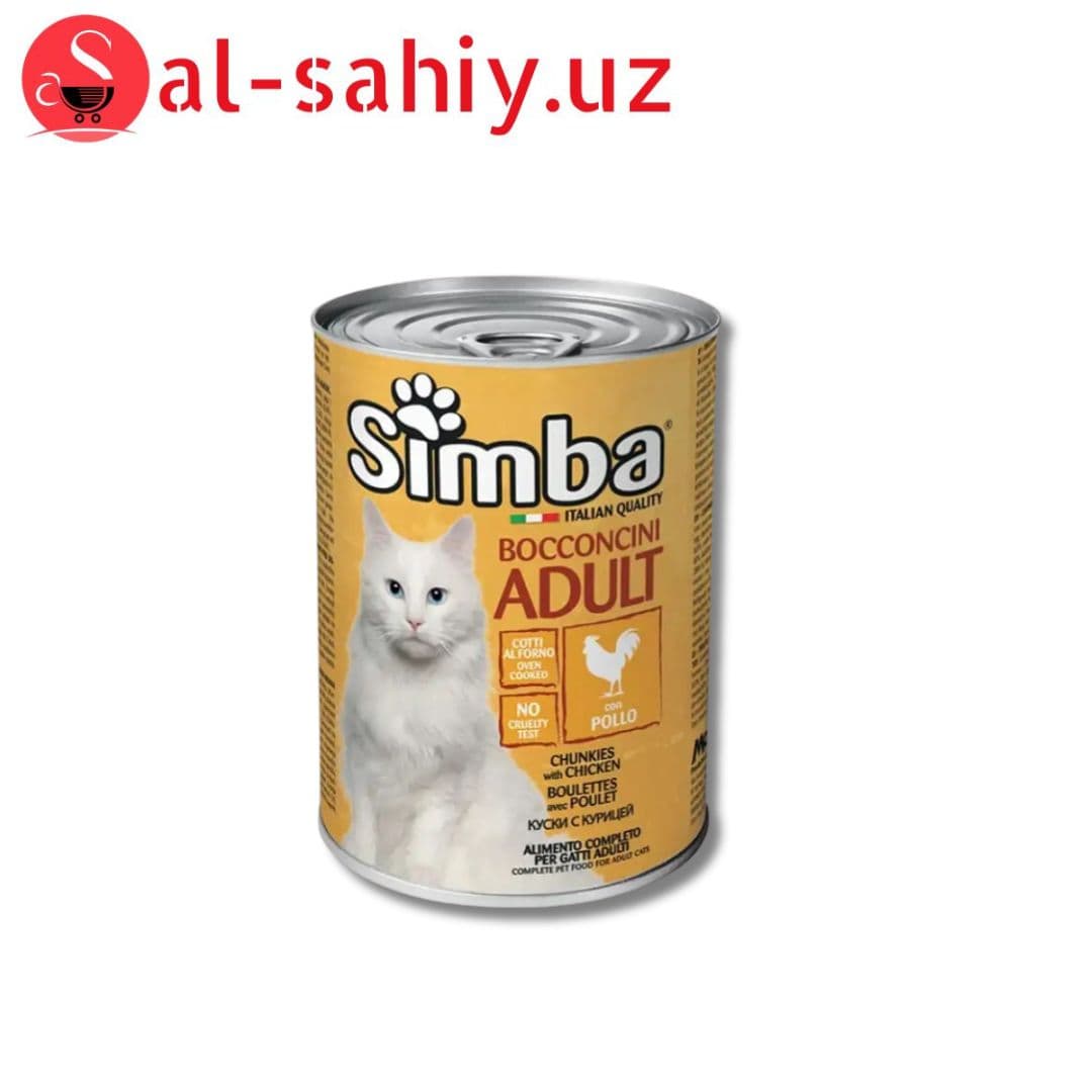 Консервы для кошек Simba Cat Wet цесарка с уткой 415 гр