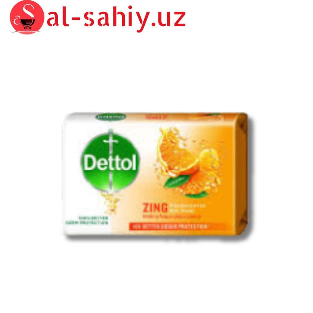 Мыло Dettol Soap Zing 165 Gm Лимон