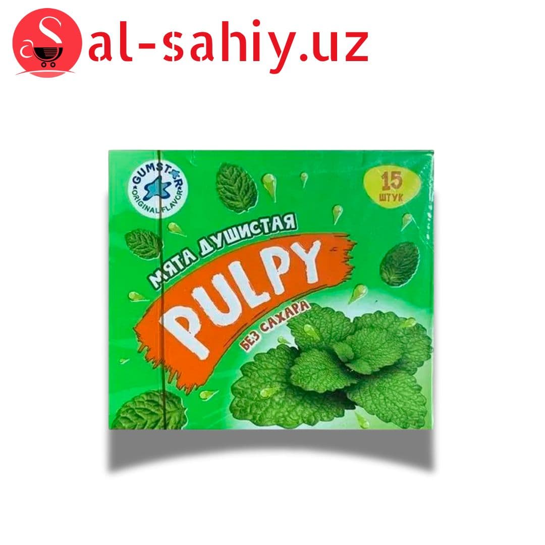 Жевателная резинка PULPY  "Мята Душистая"