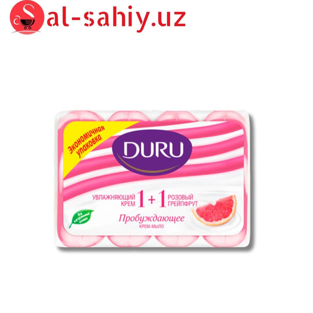 Мыло DURU 1+1 Розовый ГрейпФрут 90гр*4