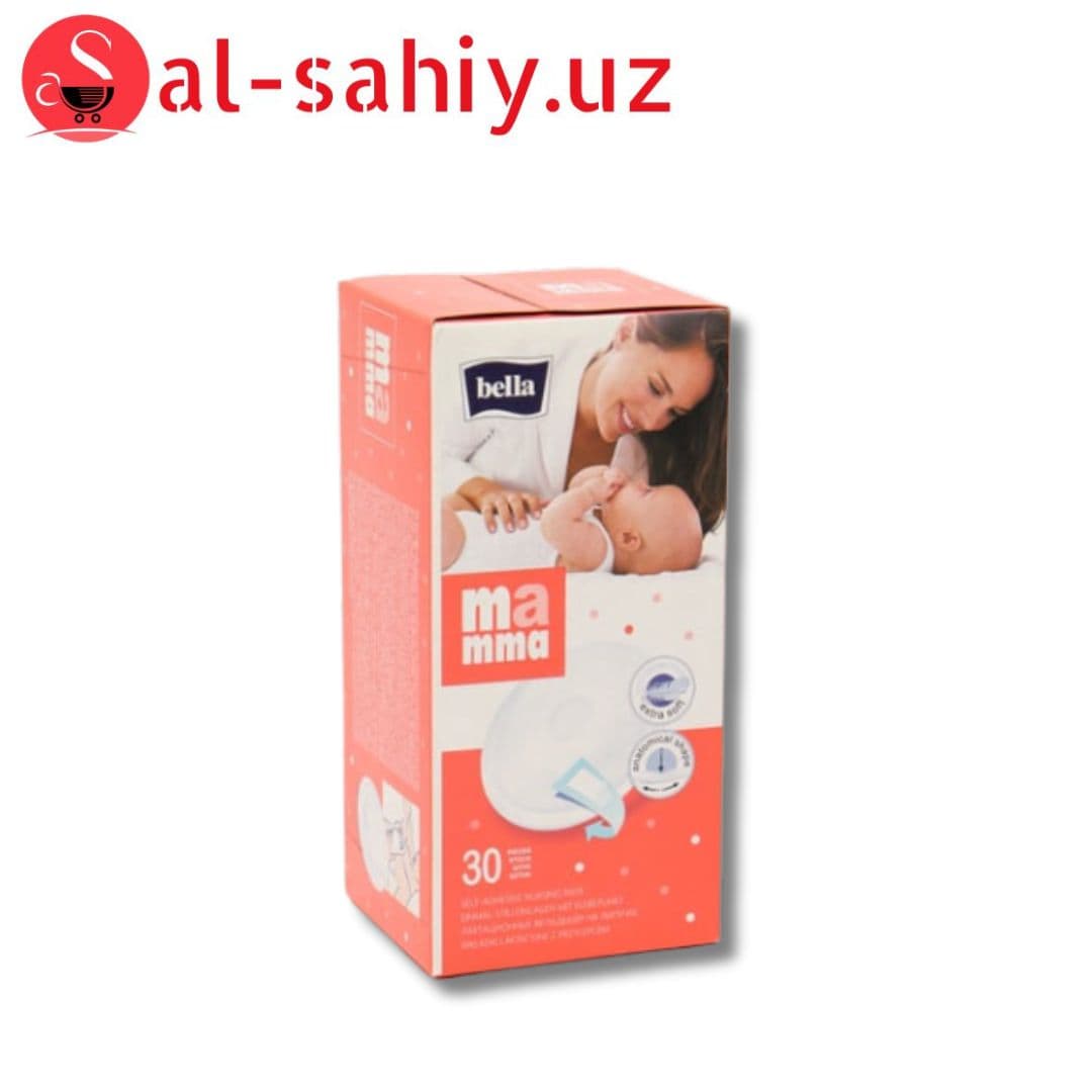 Вкладыши лактационные Bella Mama 60 шт с липкой полоской (5900516402358)