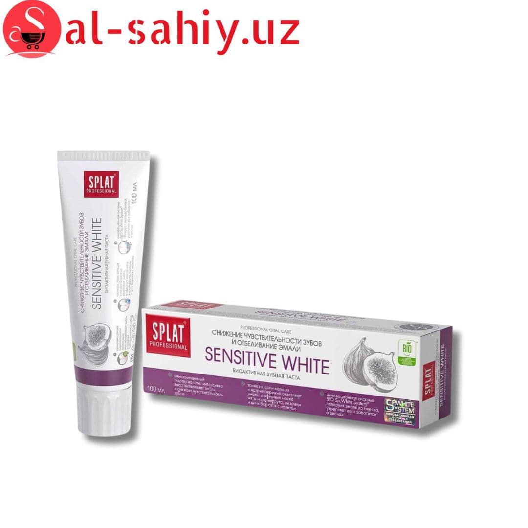 Splat PROFESSIONAL зубная паста SENSITIVE WHITE 100гр
