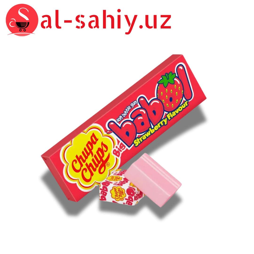 Chupa-Chups Bubble gum Клубника