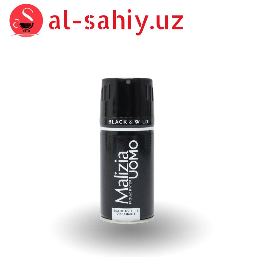 Дезодорант спрей муж Malizia Uomo Black & Wild  150мл