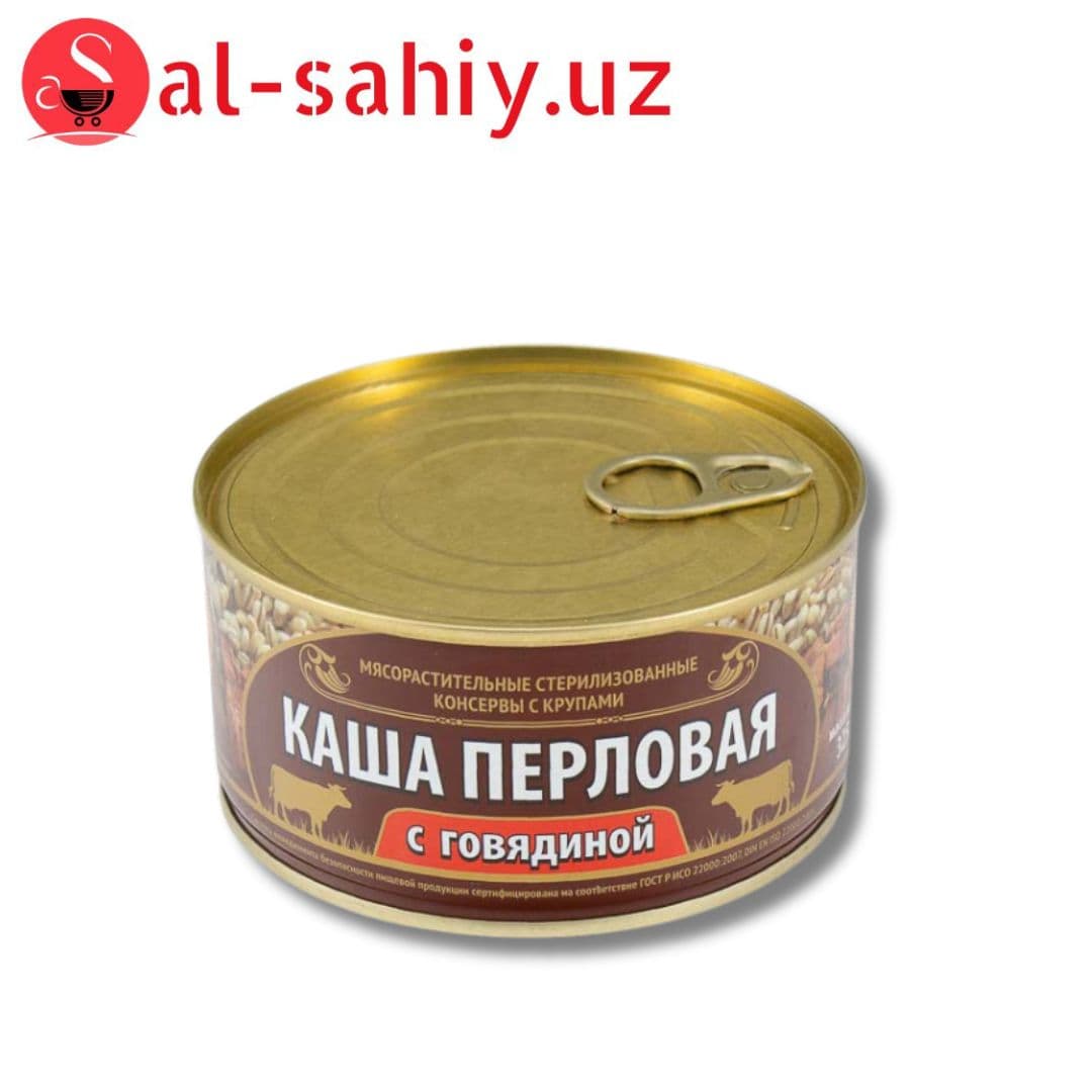 Тушёный Перловка с мясом 325го