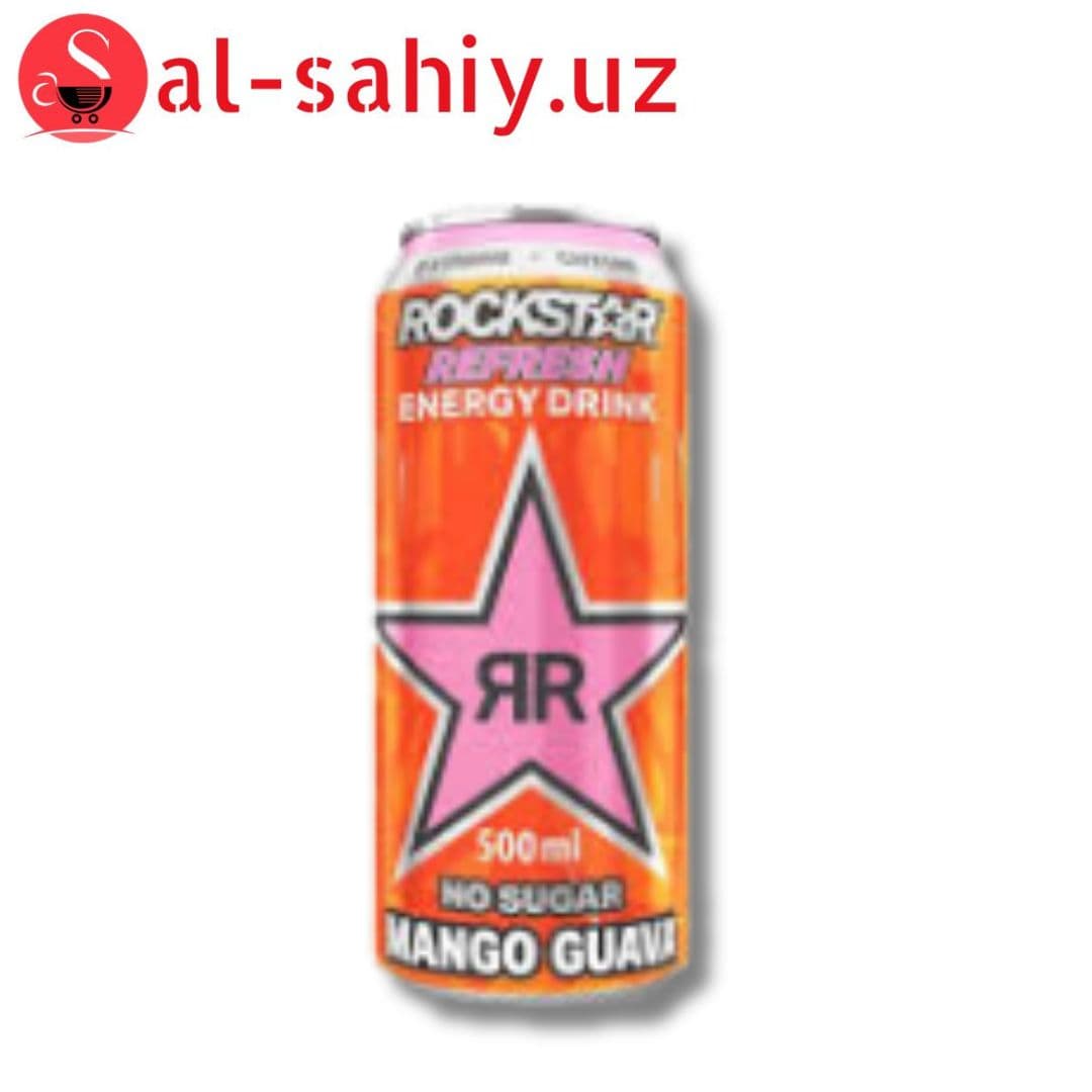 Напиток газ "Rockstar" персик  0,449л