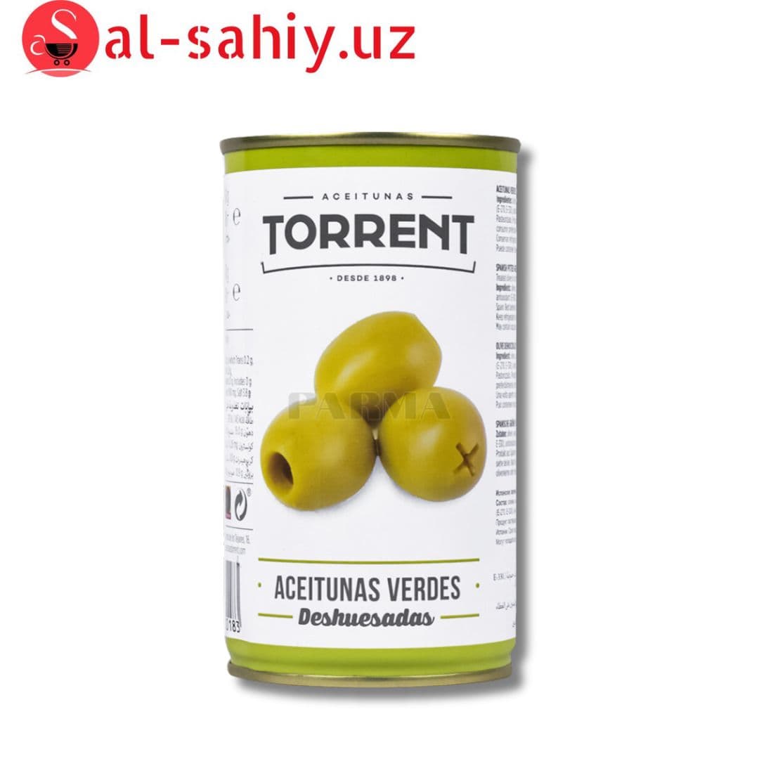 Olives green pitted 3.15 kg - Torrent