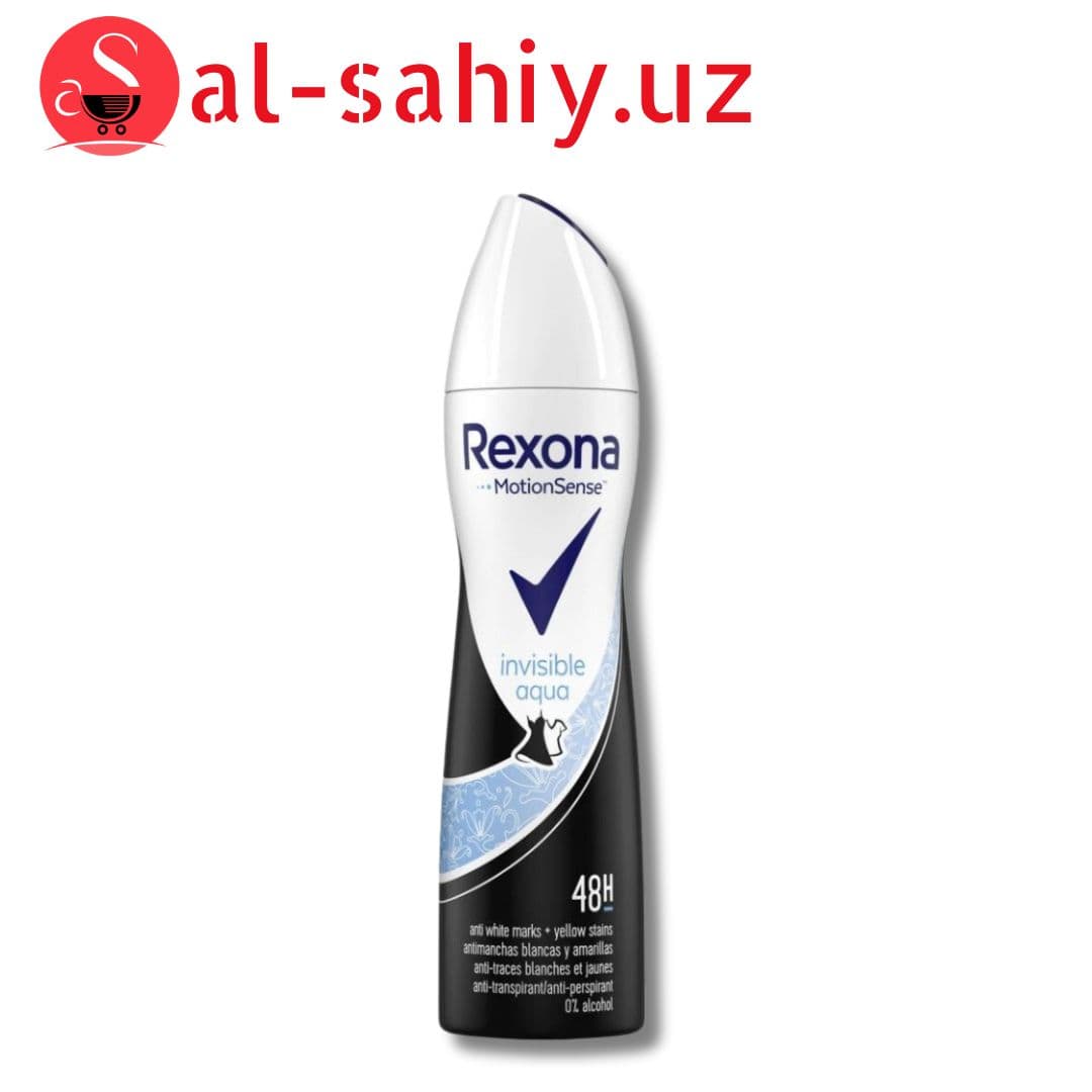 Дезодорант-спрей Invisible Aqua MotionSense Rexona 200 ml