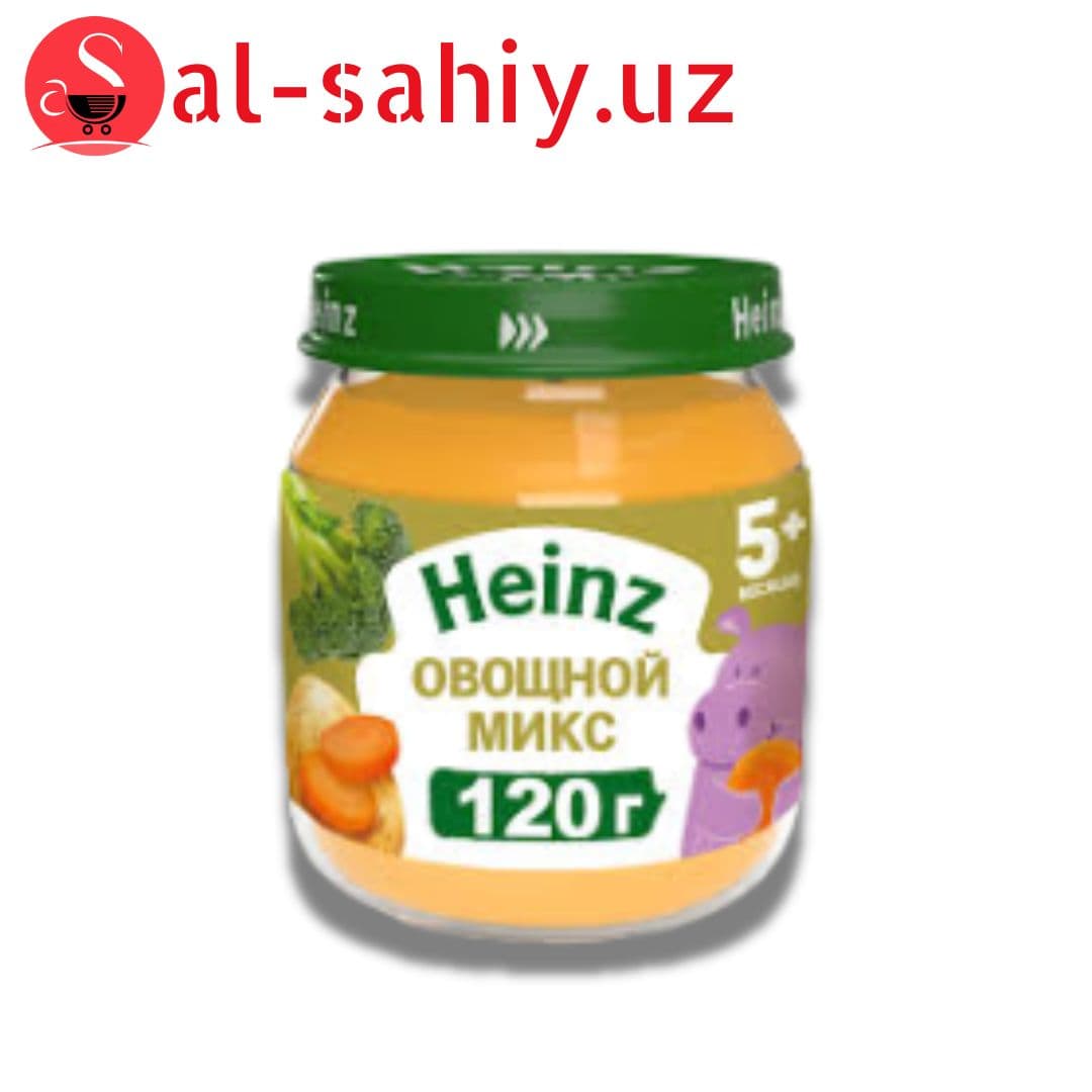Пюре "Хайнц" Овощной микс стекло 120гр