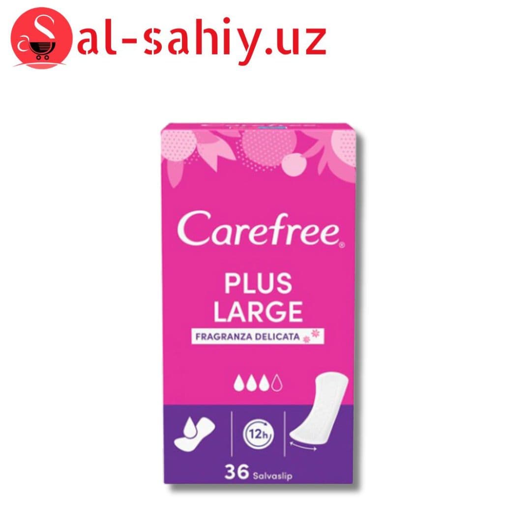 Прокладки Carefree Large Plus салфетки 36шт