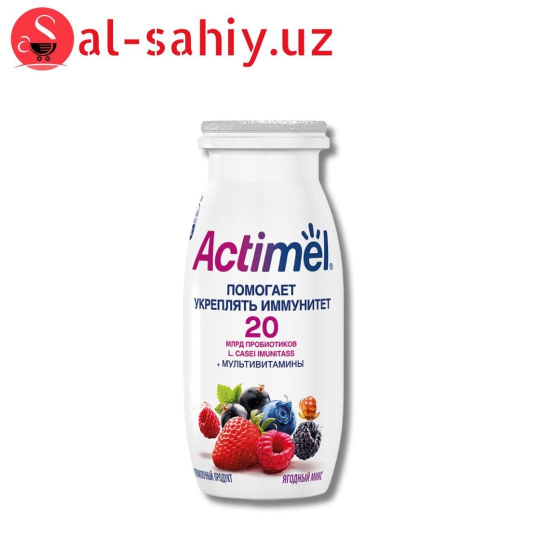 Питьевой йогурт Actimel "Ягодный микс" 2,5% 100 гр