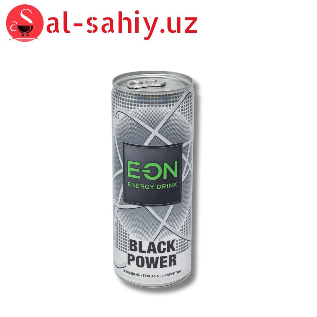 Энергетик E-ON BLACK POWER ж/б 250мл