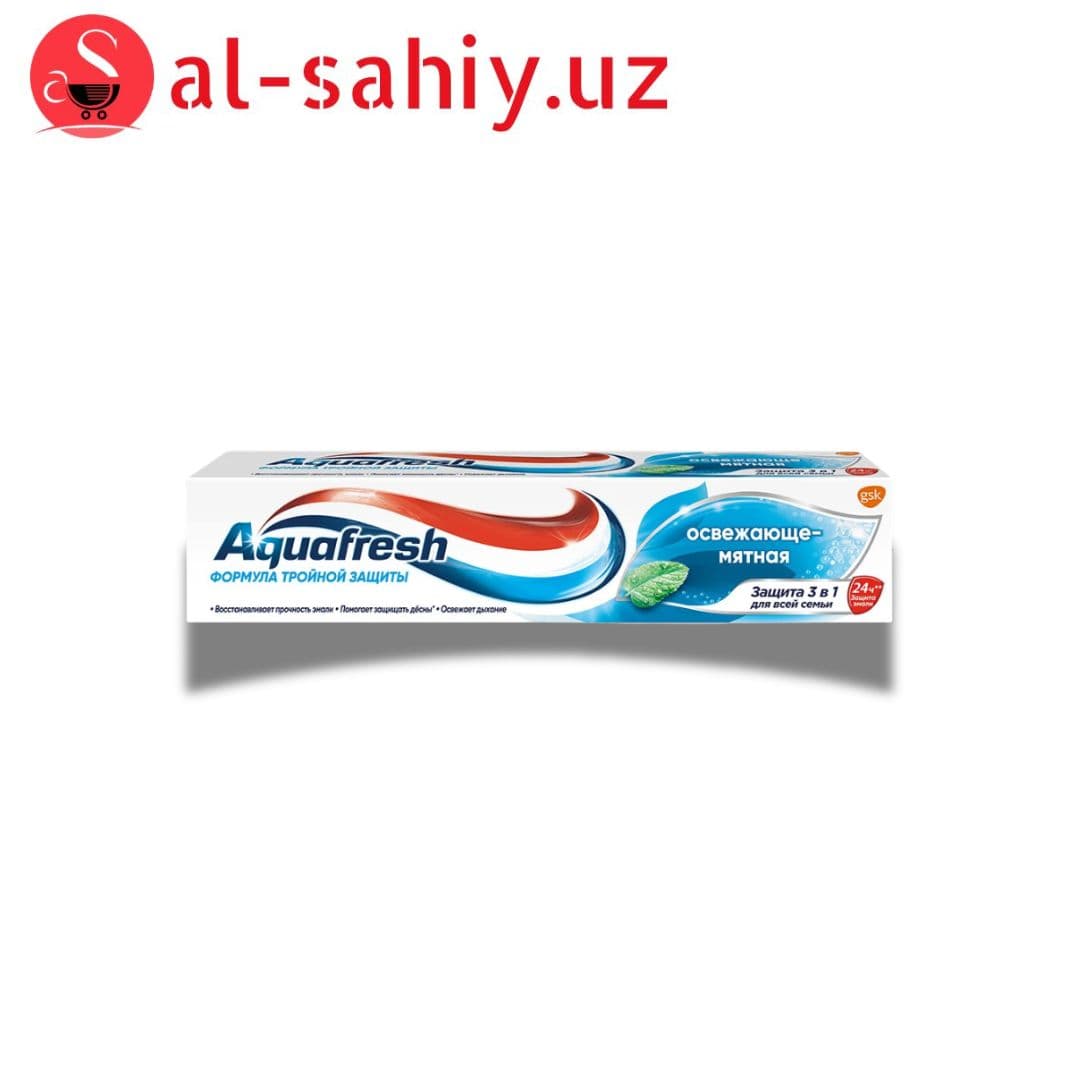 зубная паста Aquafresh 100мл тройной