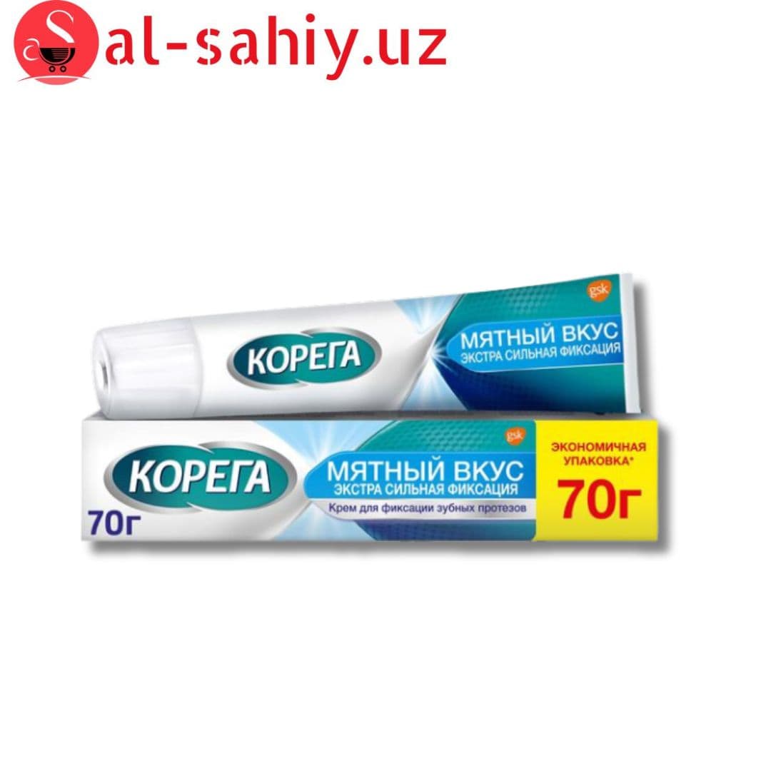 Крем фиксации протезов Corega Мятный вкус 70гр
