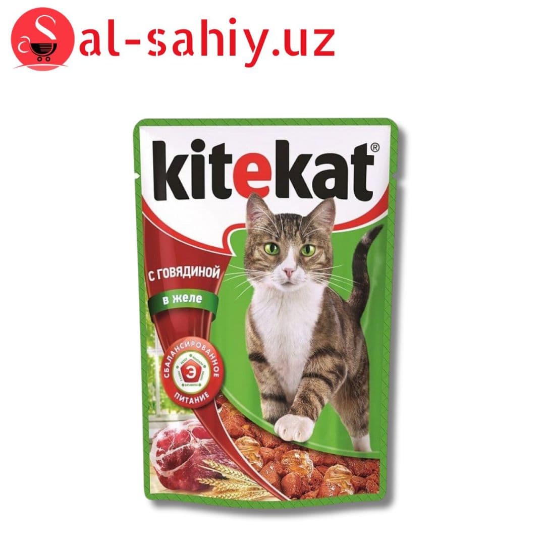 KiteKat - с говядиной Желе 85гр