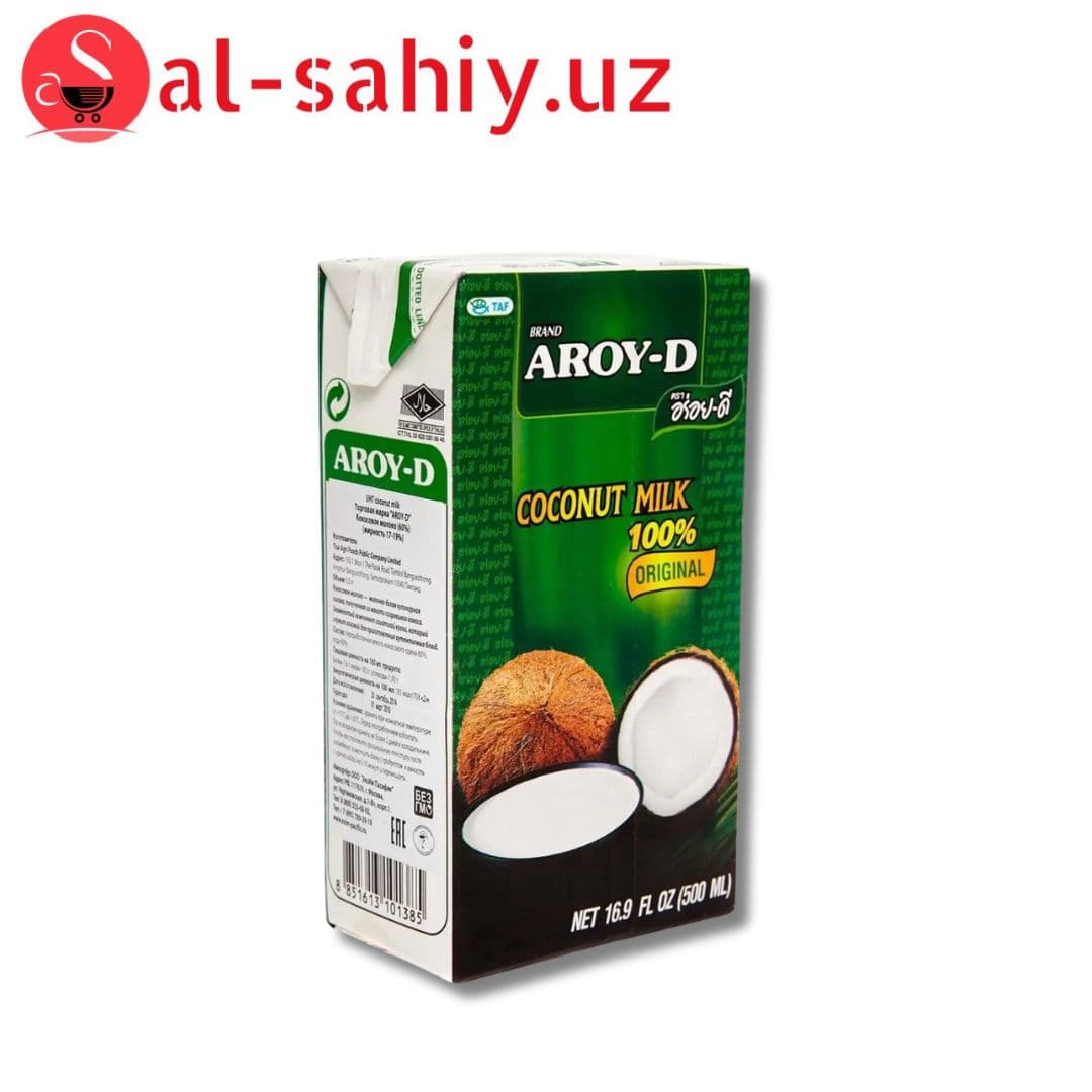 Молоко кокосовое Aroy-D, 500 мл