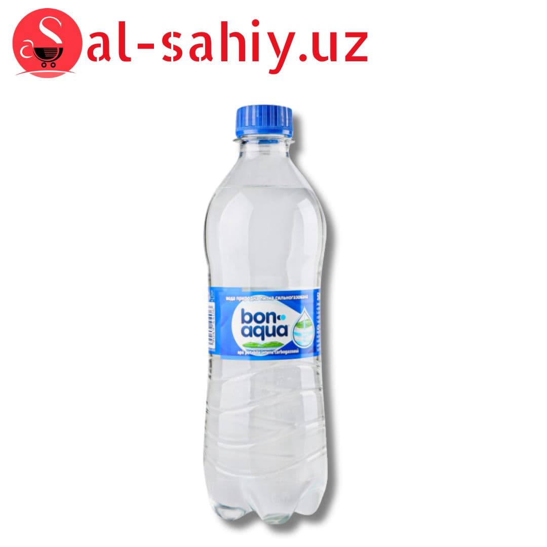 ВОДА ПИТЬЕВАЯ СИЛЬНОГАЗИРОВАННАЯ BONAQUA П/БУТ 0.5Л
