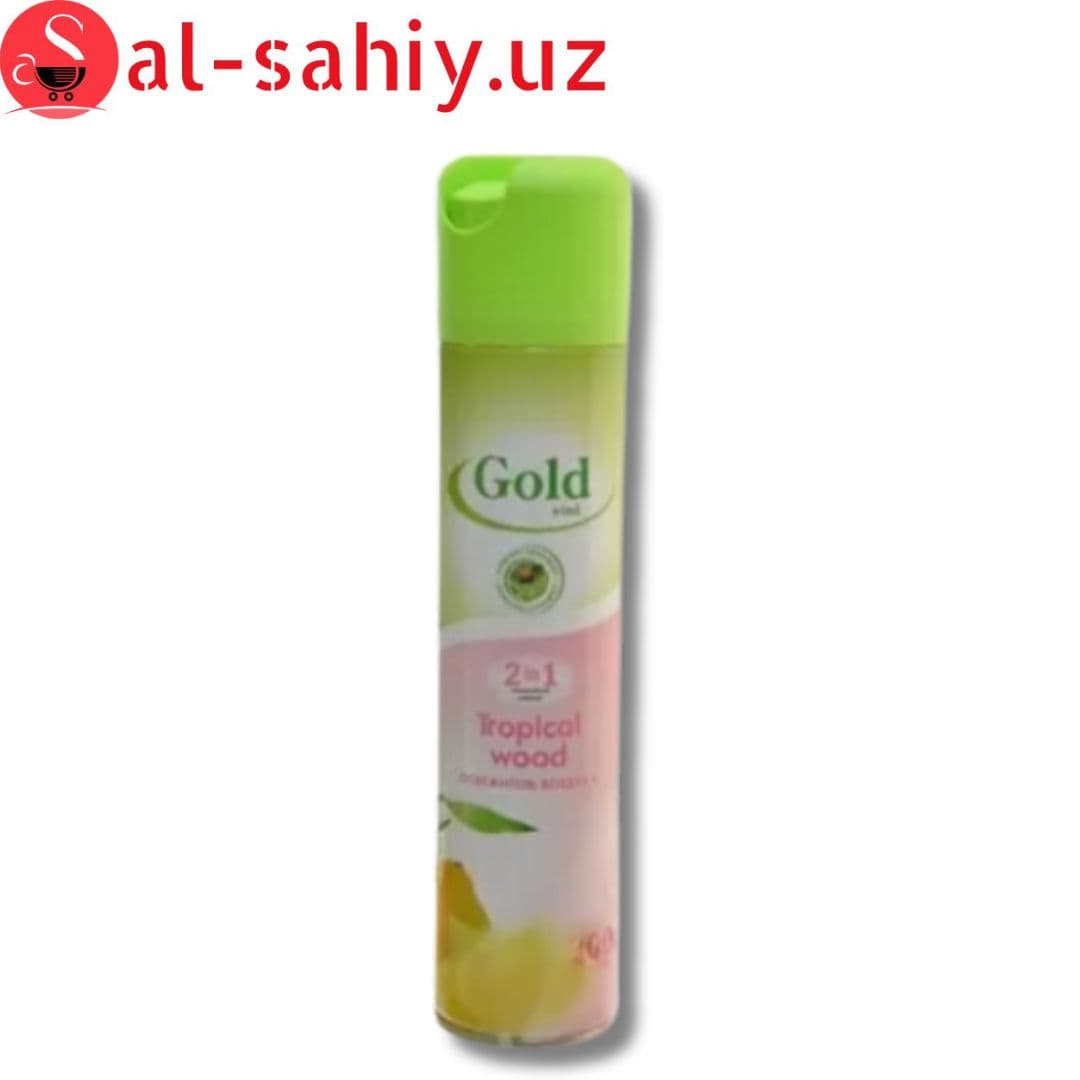 Освежитель воздуха "Gold Wind" Tropical wood 300мл