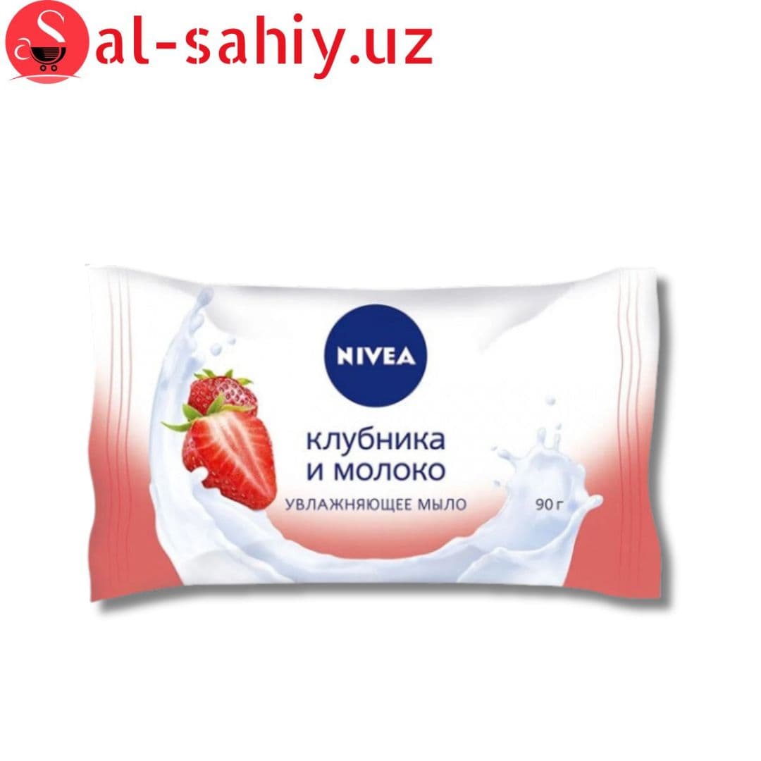 Мыло NIVEA "Клубника и молоко" 90гр