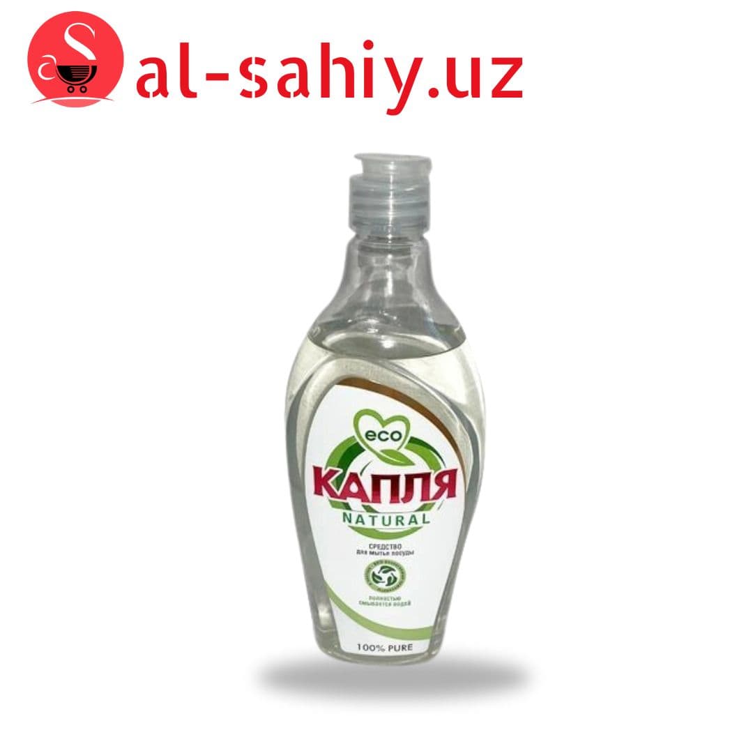 Средство для мытья посуды Капля NATURAL PURE 500гр
