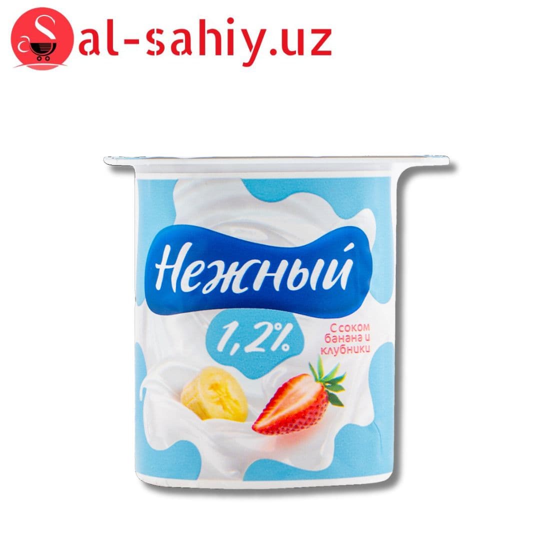 Йогурт Sofin банан и клубника 1.2% 270гр