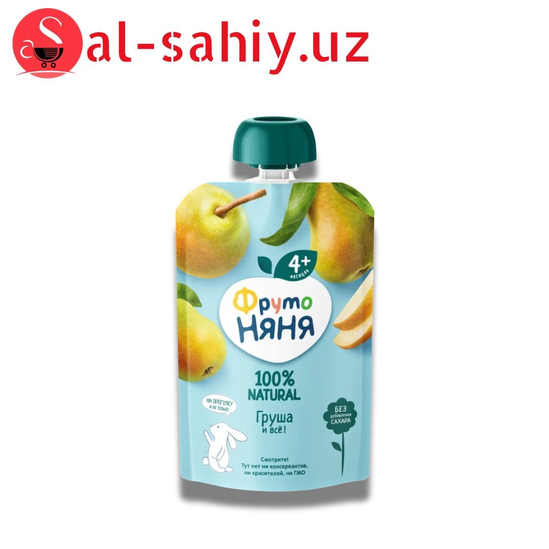 Фруто Няня 90 г Пюре грушевое натуральное п\п