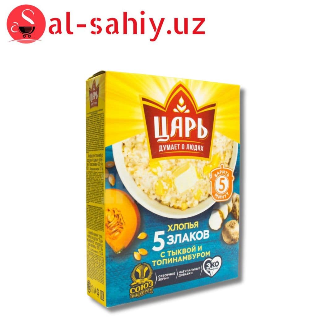 Хлопья Царь 5 Злаков с ягодами (4 х 100 г)