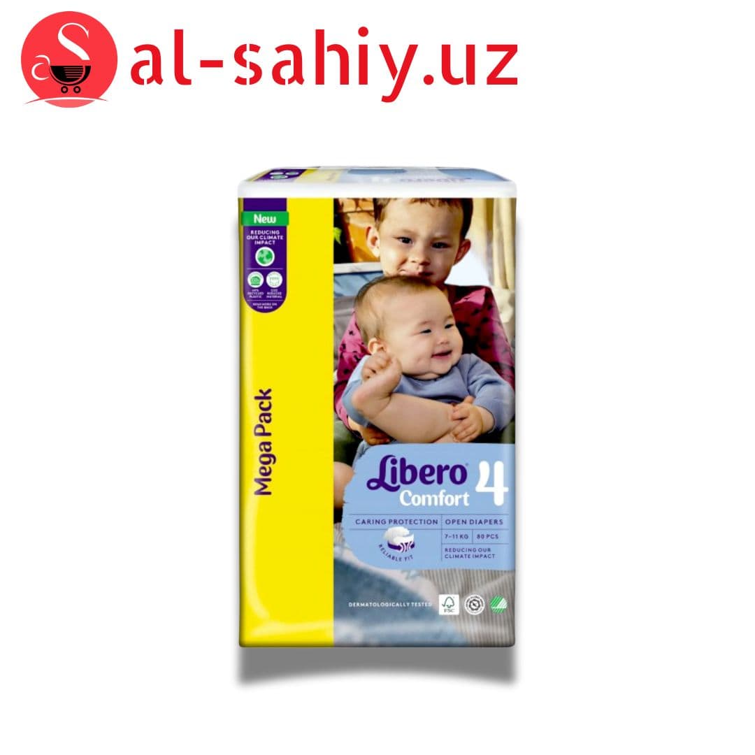 Памперс Libero №4 80шт