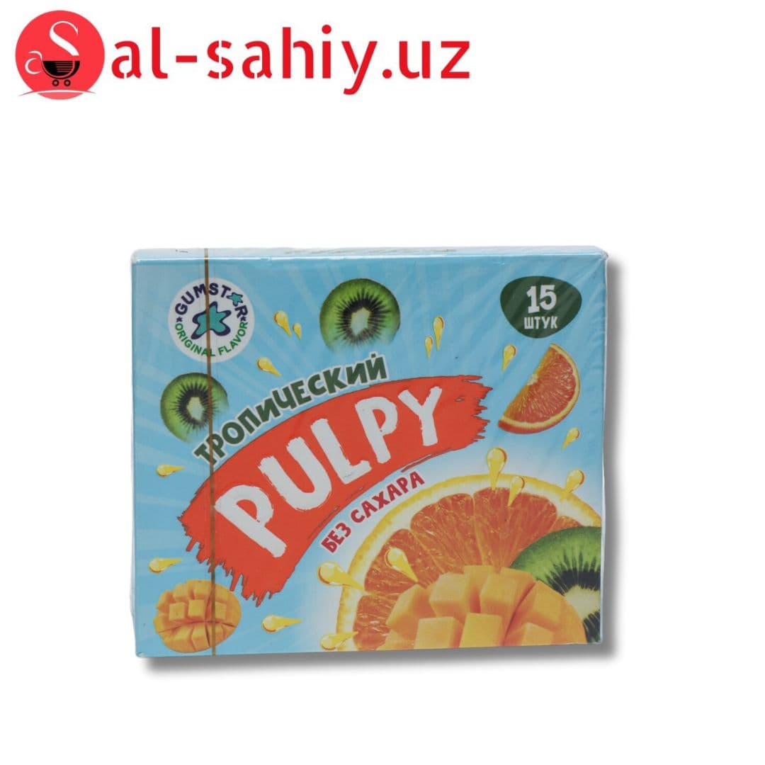 Жевательная резинка Тропический PULPY