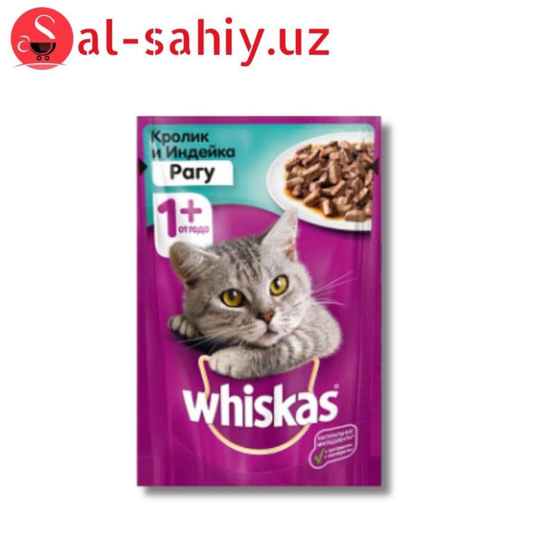 Whiskas - Кролик и индейка Рагу 85гр