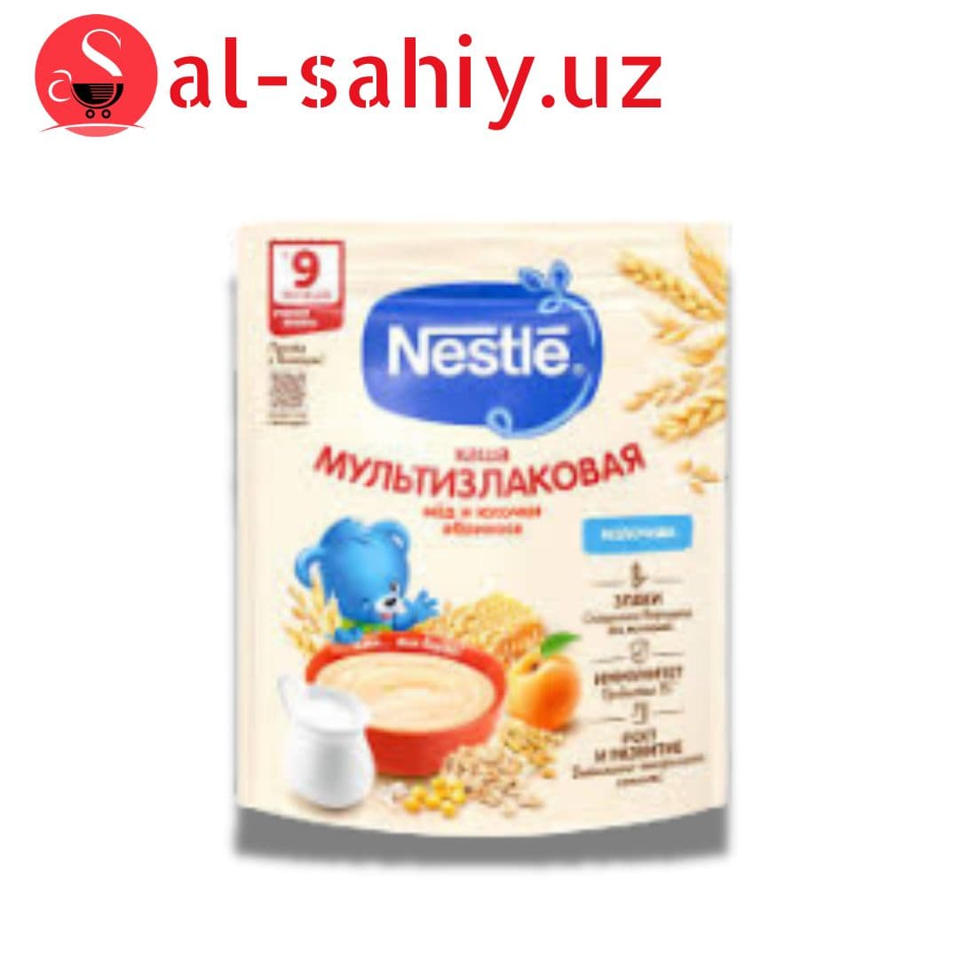 Nestle Каша 5 злаком с медом и кусочками абрикоса 200гр