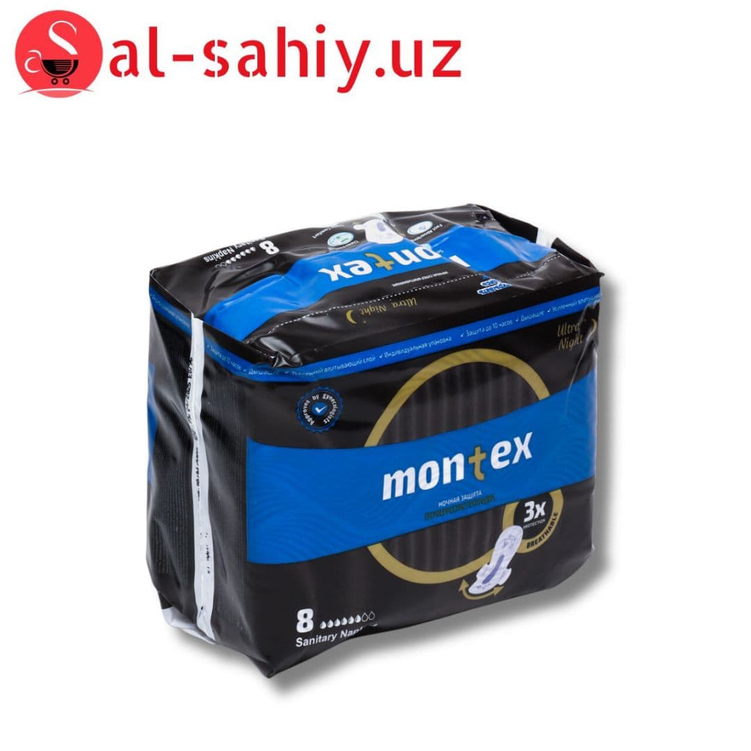 Прокладка Montex ULTRA  Night BLUE   8 шт
