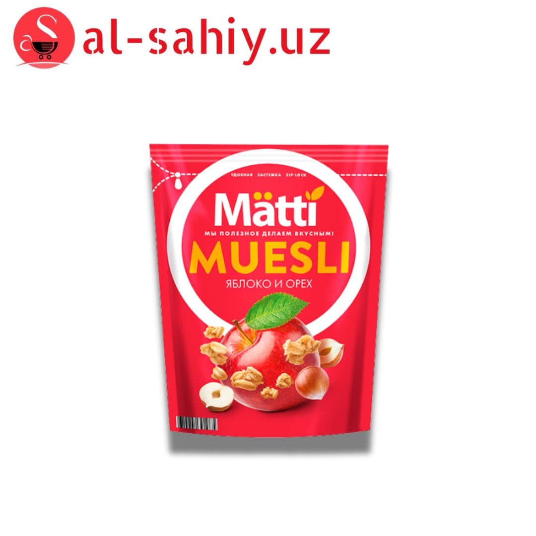 Мюсли Matti с Орехом и яблоком (250 г)