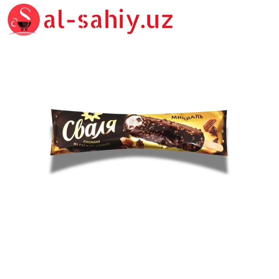 Мороженое Сваля Пломбир Ваныл шоколад 63гр
