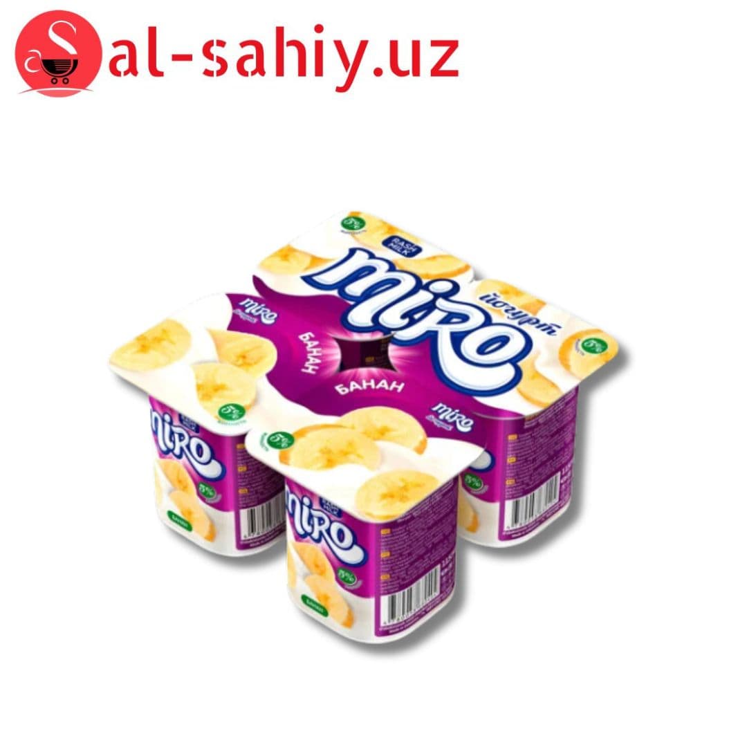 Йогурт со вкусом Банана MOLLI 115гр