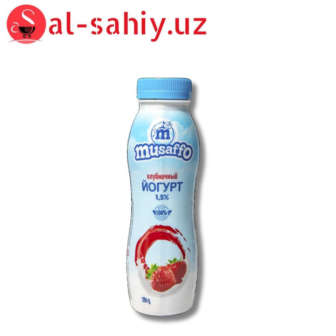 Йогурт с клубникам Musaffo 110 гр