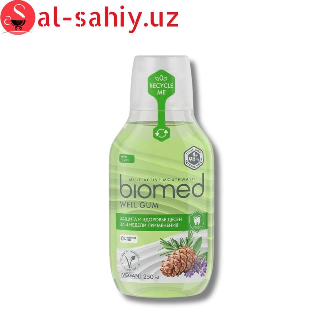 Ополаскиватель для полости рта BIOMED WELL GUM, 250 мл.