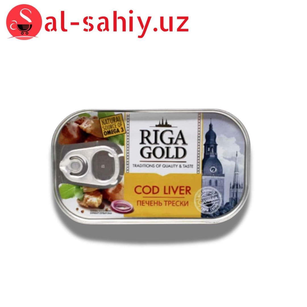 RIGA GOLD ДРОБ ОТ ТРЕСКА120 Г