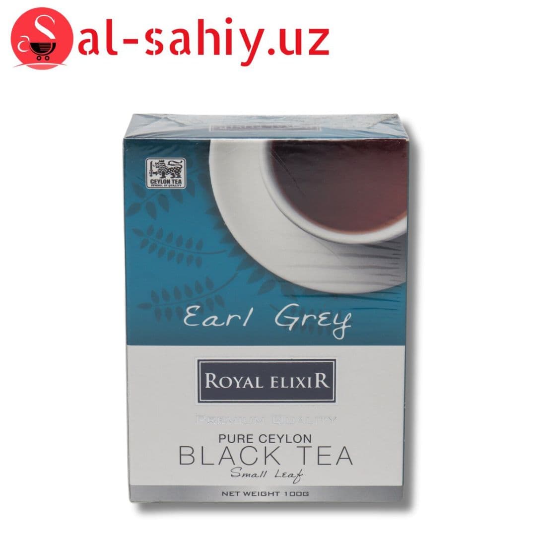 Чай "ROYAL" Elixir black tea Earl Grey  100гр