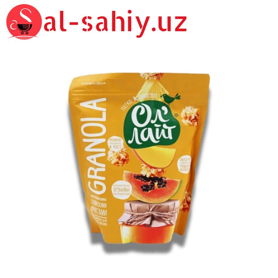Мюсли хрустяшие с фруктами Granola 280гр